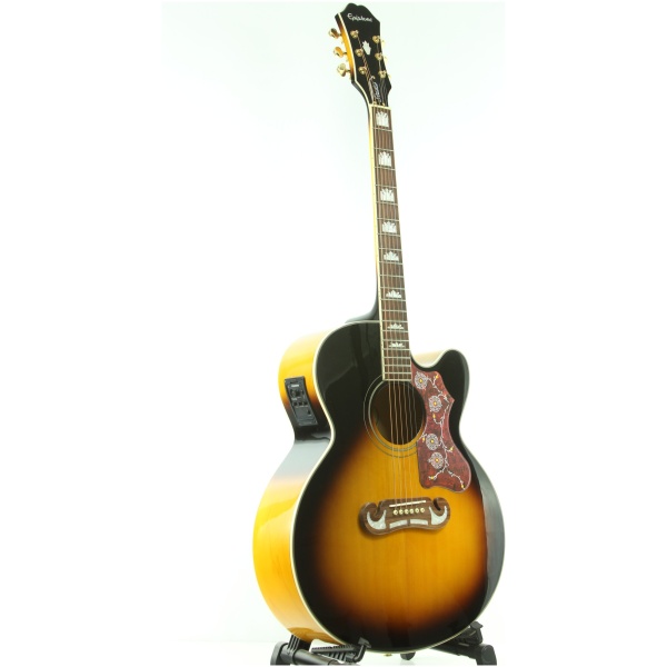 Epiphone J-200EC Studio Solid Top Fishman Sonitone VS Vintage Sunburst gitara elektro-akustyczna - obrazek 3