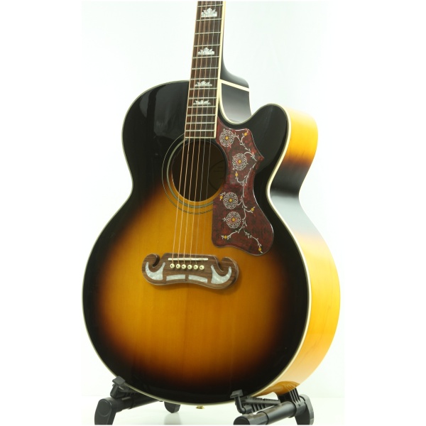 Epiphone J-200EC Studio Solid Top Fishman Sonitone VS Vintage Sunburst gitara elektro-akustyczna - obrazek 7