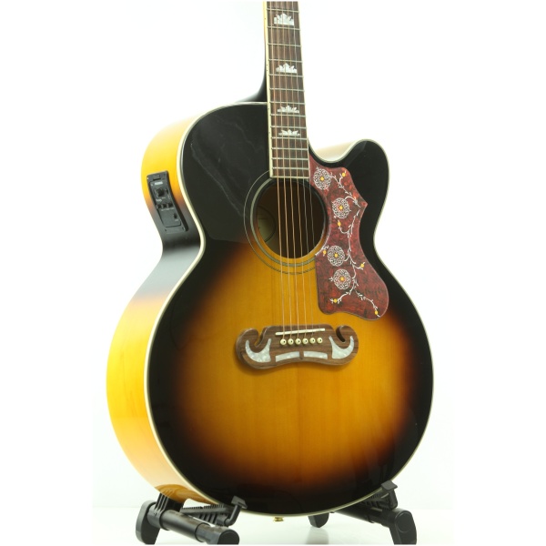 Epiphone J-200EC Studio Solid Top Fishman Sonitone VS Vintage Sunburst gitara elektro-akustyczna - obrazek 8