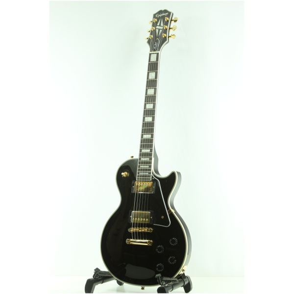 Gitara elektryczna Epiphone Les Paul Custom EB Ebony - obrazek 2