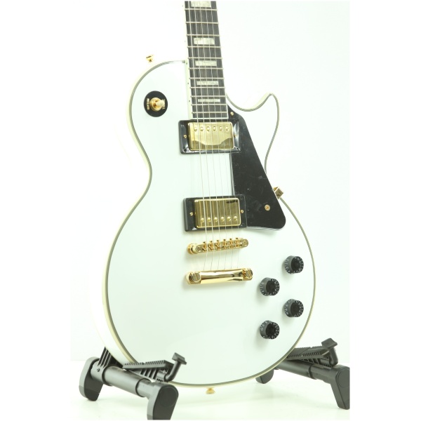 Epiphone Les Paul Custom AW Alpine White gitara elektryczna - obrazek 8