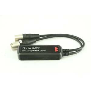 Adapter Audinate Dante AVIO - wyjście analogowe