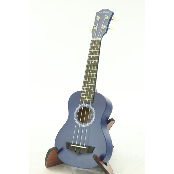 Ukulele sopranowe z pokrowcem Arrow PB10 BL Soprano Blue - obrazek 2