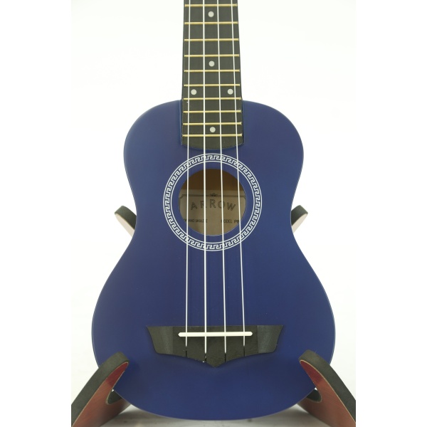 Ukulele sopranowe z pokrowcem Arrow PB10 BL Soprano Blue - obrazek 6