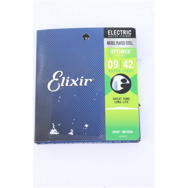 Struny do gitary elektrycznej Elixir 19002 Optiweb Super Light 9-42