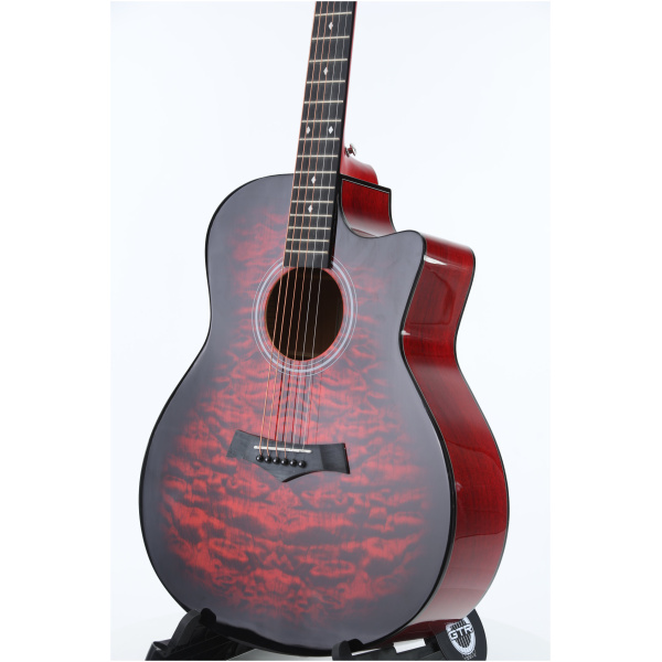 Arrow Tiger Series Red - gitara akustyczna - obrazek 7