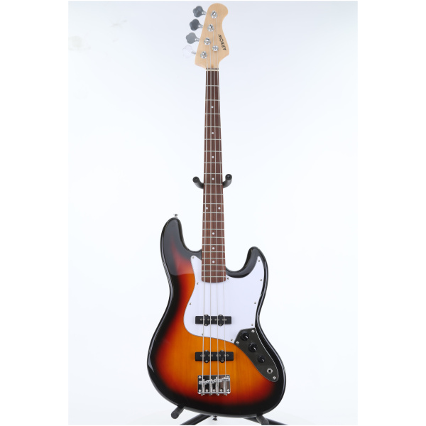 Gitara elektryczna ARROW Louisiana 4 Bass Sunburst Rosewood/white