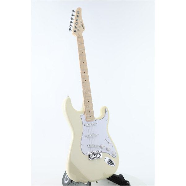 Gitara elektryczna Arrow ST 111 Creamy Maple/white - obrazek 3