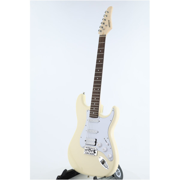 Gitara elektryczna Arrow ST 211 Creamy Rosewood/white - obrazek 2