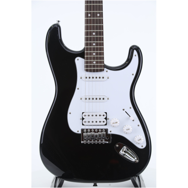 Gitara elektryczna Arrow ST 211 Deep Black Rosewood/white - obrazek 6