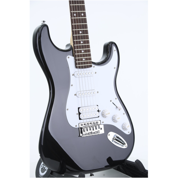 Gitara elektryczna Arrow ST 211 Deep Black Rosewood/white - obrazek 8