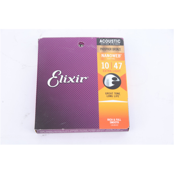 Elixir 16002 NanoWeb Phosphor Bronze Extra Light 10-47