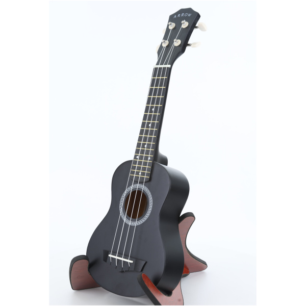 Ukulele sopranowe z zestawem akcesoriów Arrow PB10 BK Soprano Black *SET* - obrazek 2