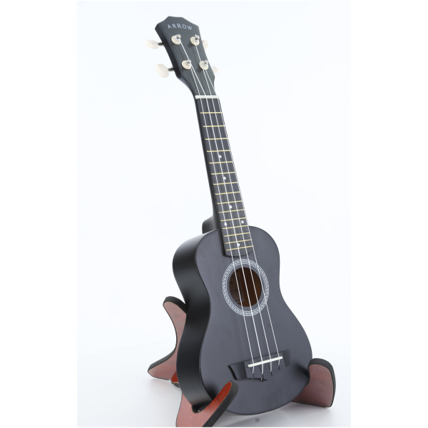 Ukulele sopranowe z zestawem akcesoriów Arrow PB10 BK Soprano Black *SET* - obrazek 3