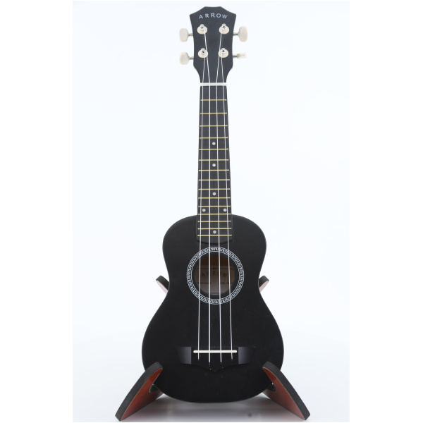 Ukulele sopranowe z zestawem akcesoriów Arrow PB10 BK Soprano Black *SET*