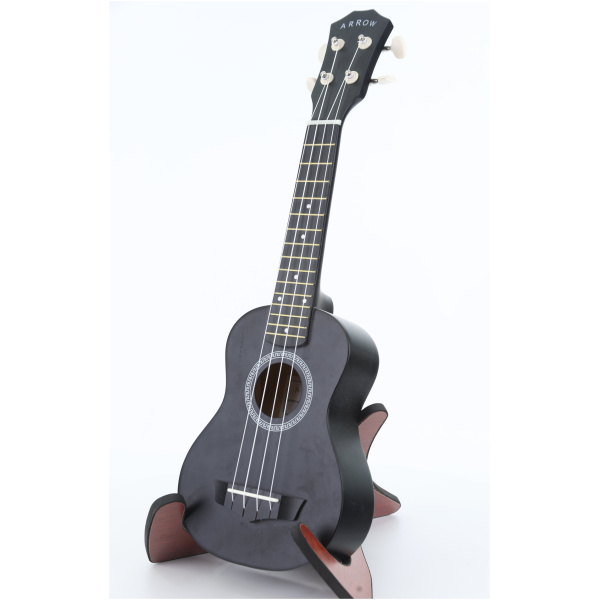 Ukulele sopranowe z zestawem akcesoriów Arrow PB10 BK Soprano Black *SET* - obrazek 2