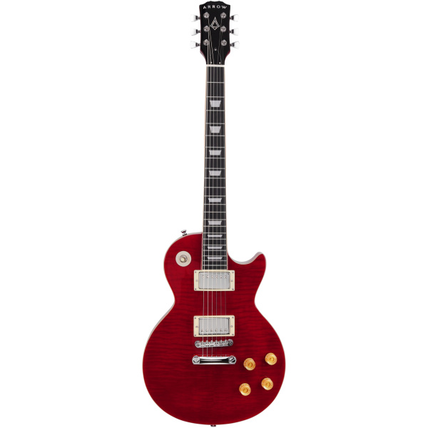 Riffster LP22 Flame burst RD Rosewood Cream