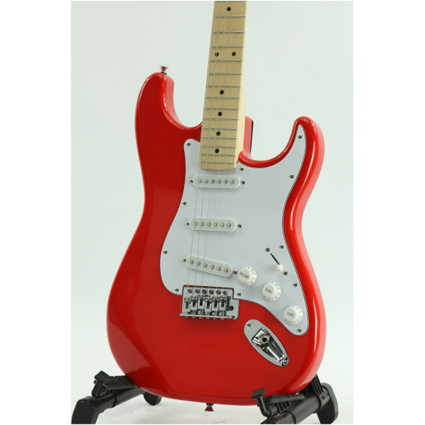 Gitara elektryczna Arrow ST 111 Diamond Red Maple/white - obrazek 7