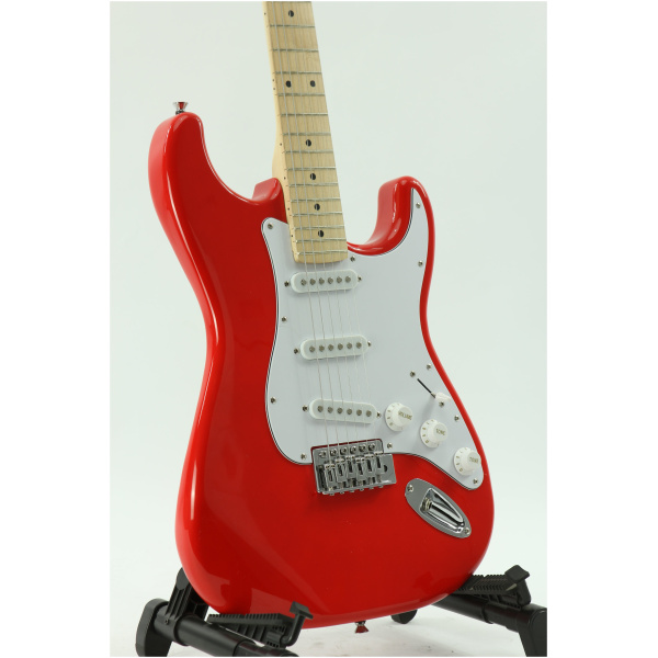 Gitara elektryczna Arrow ST 111 Diamond Red Maple/white - obrazek 8