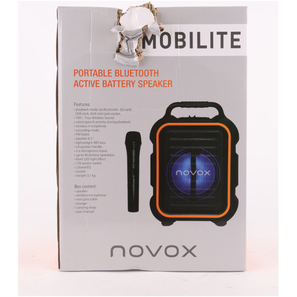 Głośnik przenośny z mikrofonem Novox MOBILITE GREEN - obrazek 4