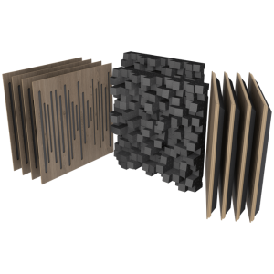 Vicoustic VicStudio Box Brown Oak – zestaw paneli akustycznych