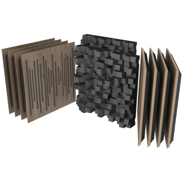 Vicoustic VicStudio Box Brown Oak – zestaw paneli akustycznych