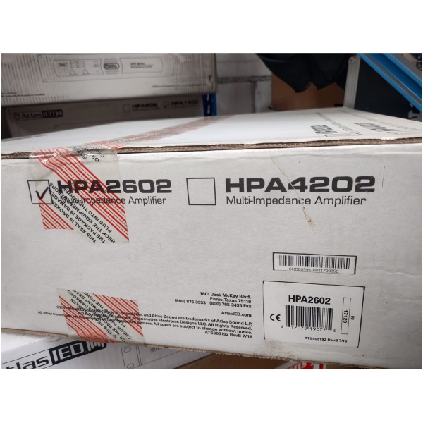 Atlas Sound HPA2602 - wzmacniacz 2x600W - obrazek 3