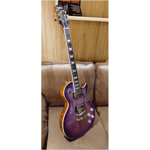 Epiphone Les Paul Modern Figured (Incl. Premium Gig Bag) Purple Burst gitara elektryczna - obrazek 3