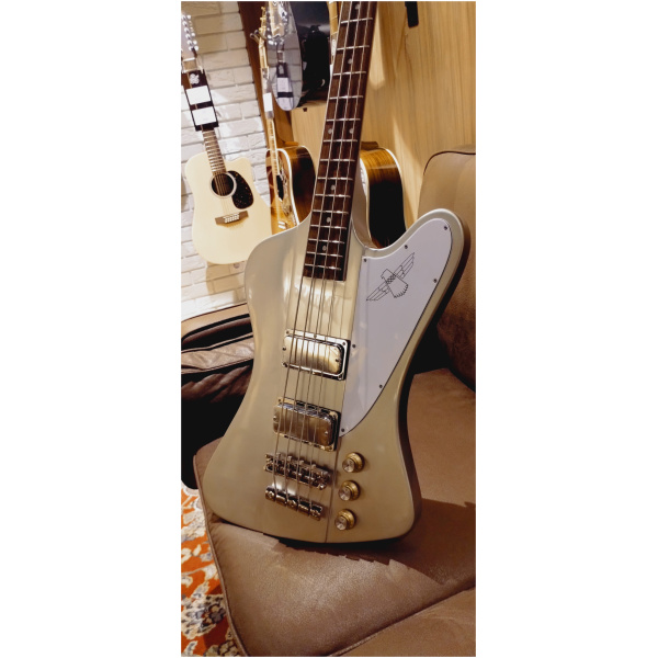 Epiphone Thunderbird '64 (Incl. Premium Gig Bag) Silver Mist gitara elektryczna - obrazek 5