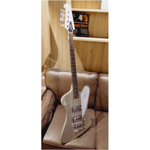 Epiphone Thunderbird '64 (Incl. Premium Gig Bag) Silver Mist gitara elektryczna - obrazek 2