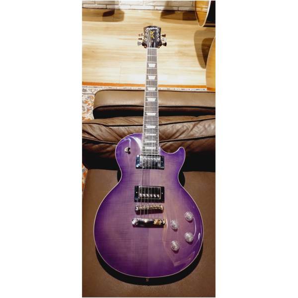 Epiphone Les Paul Modern Figured (Incl. Premium Gig Bag) Purple Burst gitara elektryczna - obrazek 4