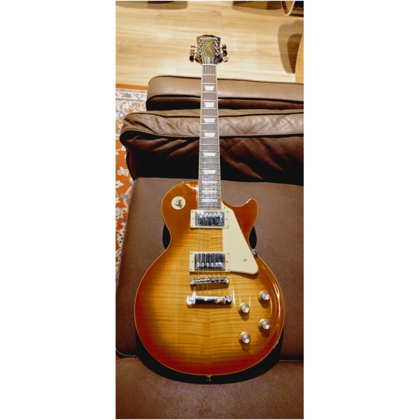 Epiphone Les Paul Standard 60s Figured (Incl. Premium Gig Bag) Heritage Cherry Sunburst gitara elektryczna - obrazek 6
