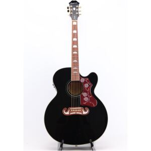 Epiphone J-200EC Studio Solid Top Fishman Sonitone BK Black gitara elektro-akustyczna